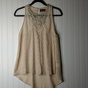 ASTR Sleeveless Sequin Top